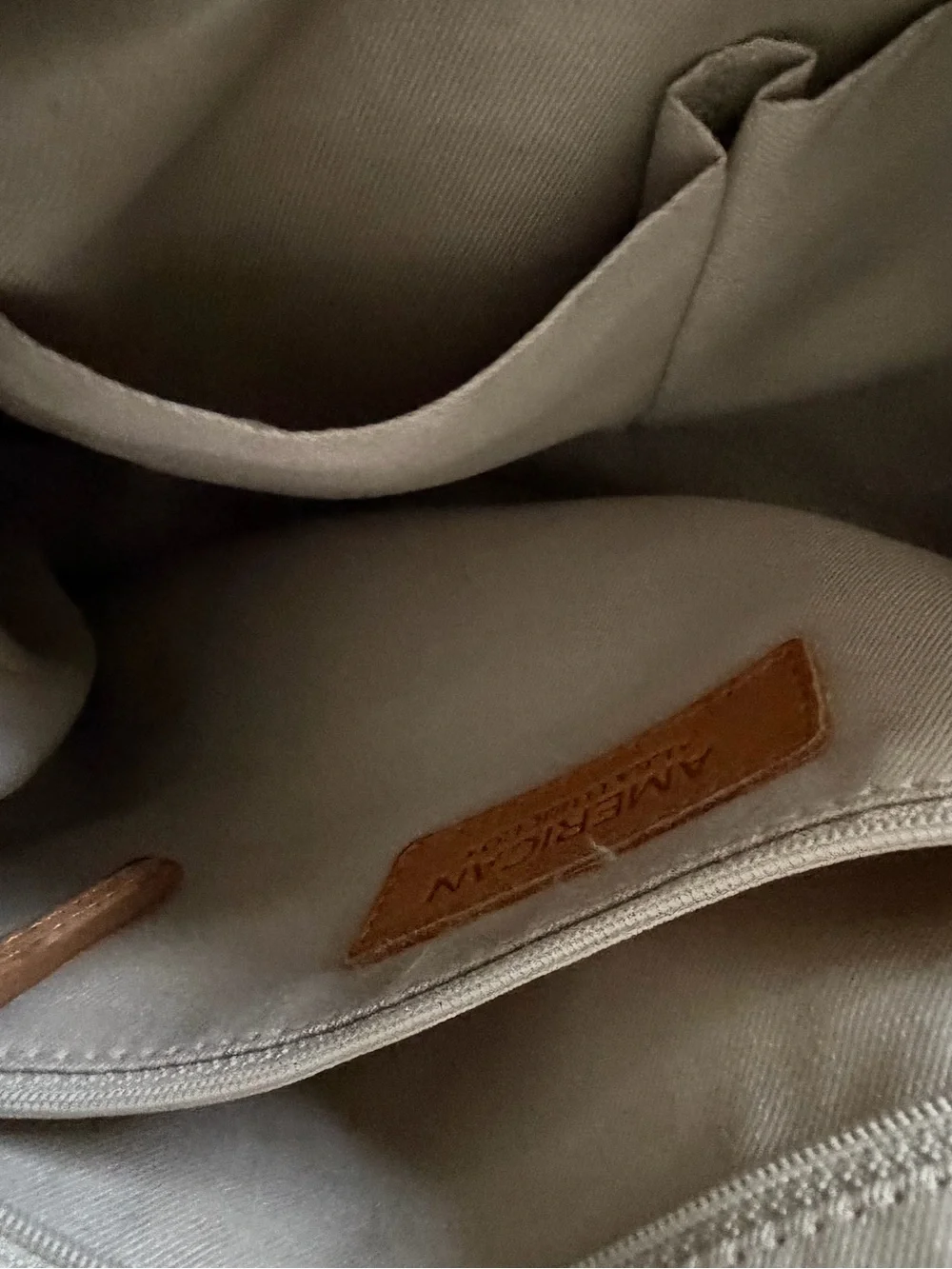 American Leather Co. Lenox Triple Entry Leather Satchel